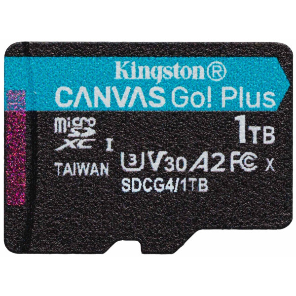 Фото - Карта пам'яті Kingston MicroSDXC 1TB Canvas Go! Plus G4 Class 10 UHS-I U3 V30 A2 (SDCG4/1TBSP)