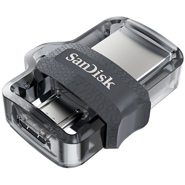 Фото - Флеш USB SanDisk Ultra Dual Drive 64GB USB 3.0 OTG Black (SDDD3-064G-G46)