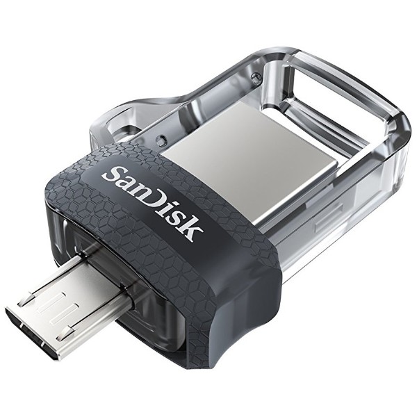 Фото - Флеш USB SanDisk Ultra Dual Drive 64GB USB 3.0 OTG Black (SDDD3-064G-G46)