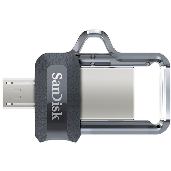Фото - Флеш USB SanDisk Ultra Dual Drive 64GB USB 3.0 OTG Black (SDDD3-064G-G46)