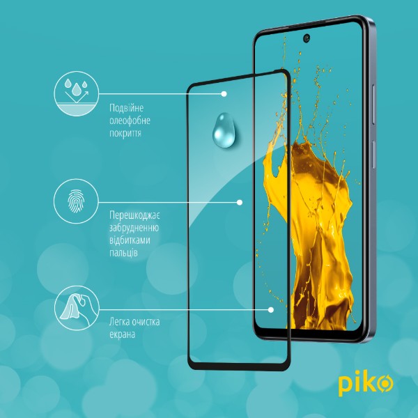 Фото - Захисне скло для смартфону Piko Full Glue for Infinix Smart 8 Black (1283126589614)