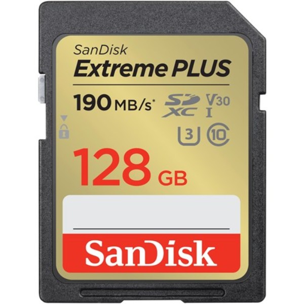 Фото - Карта памяти SanDisk Extreme Plus 128GB SDXC Memory Card + 2 years Rescue Pro Deluxe (SDSDXWA-128G-GNCIN)