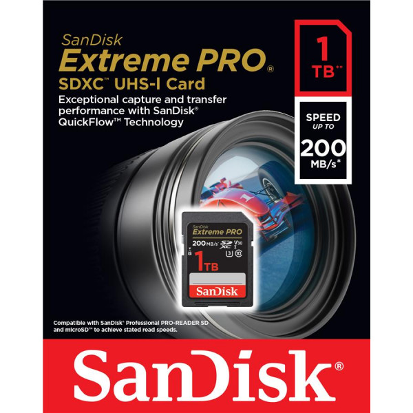 Фото - Карта пам'яті SanDisk Extreme PRO 1TB SDXC (SDSDXXD-1T00-GN4IN)