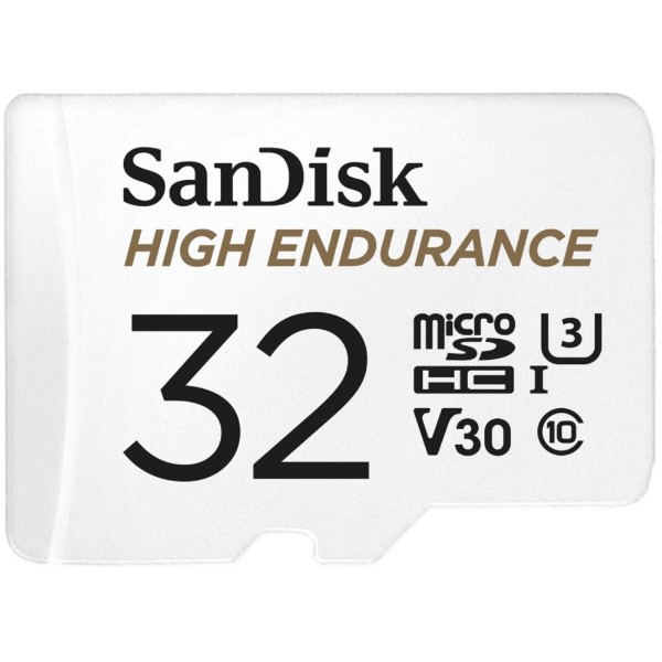 Фото - Карта памяти SanDisk microSDHC 32GB C10 UHS-I U3 V30 High Endurance (SDSQQNR-032G-GN6IA) Фото - Карта памяти SanDisk microSDHC 32GB C10 UHS-I U3 V30 High Endurance (SDSQQNR-032G-GN6IA)