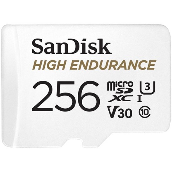 Фото - Карта памяти SanDisk High Endurance microSDXC 256GB + SD Adapter (SDSQQNR-256G-GN6IA)
