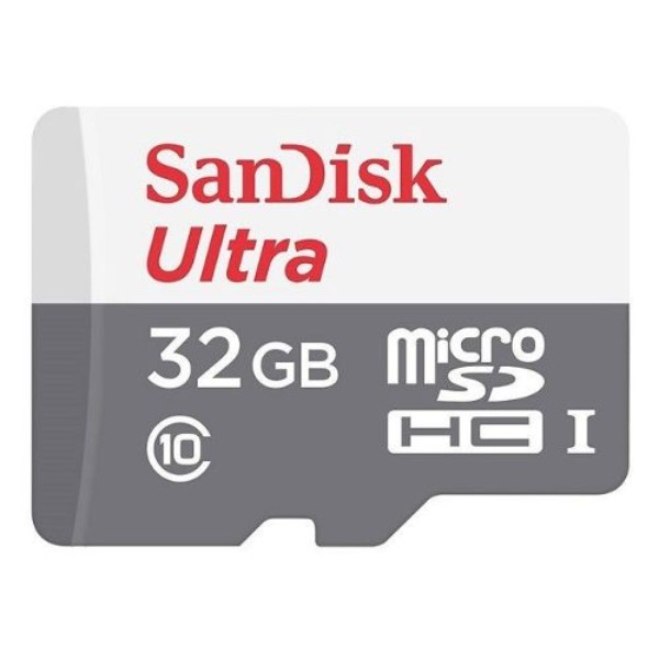Фото - Карта пам'яті SanDisk Ultra microSDHC 32GB C10 UHS-I + SD (SDSQUNB-032G-GN3MA)