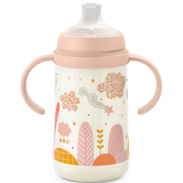 Фото - Чашка-непроливайка детский Suavinex Dreams нюдовый 270 мл (308290)