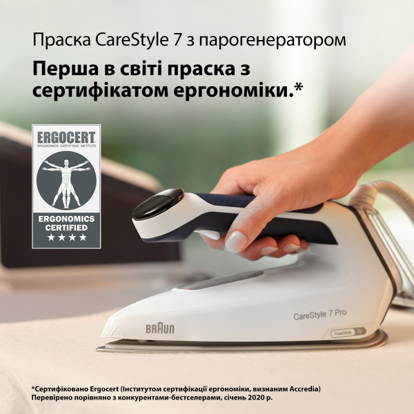 Фото - Праска з парогенератором Braun IS7282BL