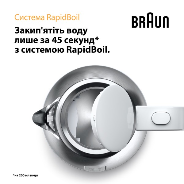 Фото - Електричний чайник Braun WK1500WH