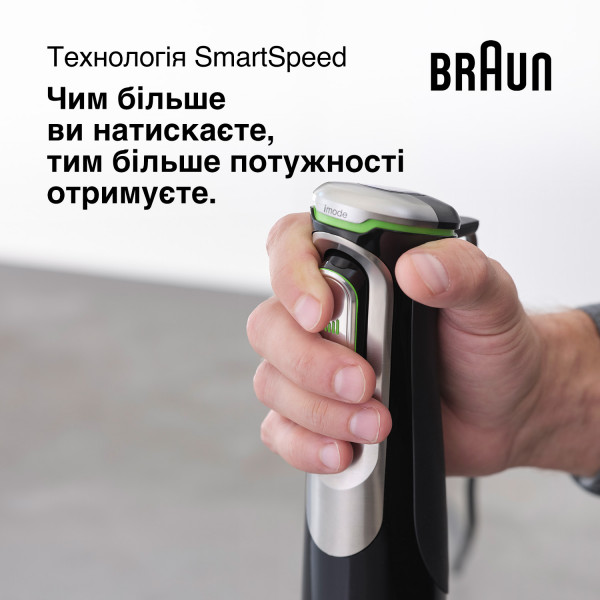 Фото - Блендер заглибний Braun MQ 9187 XLI BK