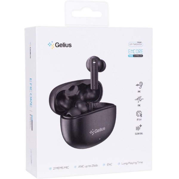 Фото - Наушники вкладыши беспроводные TWS Gelius Encore GP-TWS005X Black (99780)