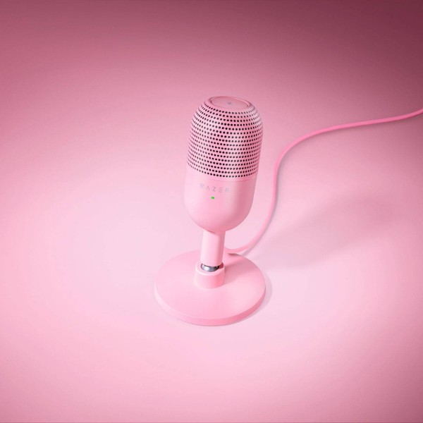 Фото - Мікрофон до комп'ютера дротовий Razer Seiren V3 mini Quartz (RZ19-05050200-R3M1)