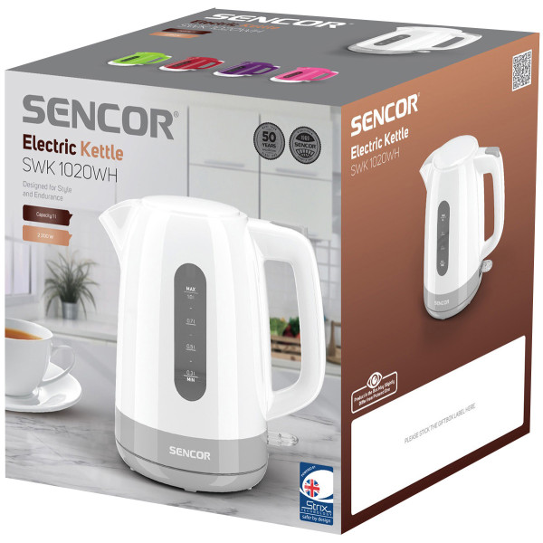Фото - Электрический чайник Sencor SWK 1020WH