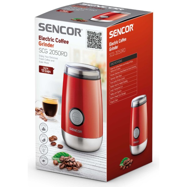 Фото - Кавомолка Sencor SCG 2050 RD