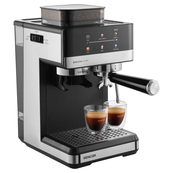 Фото - Кавоварка ріжкова Sencor SES5000SS