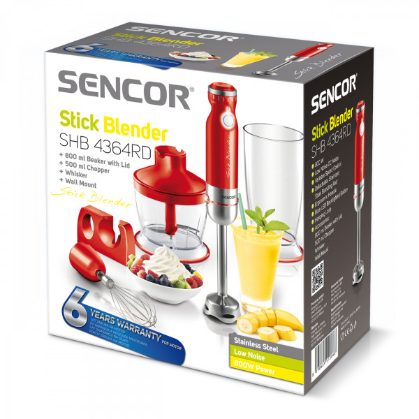 Фото - Блендер погружной Sencor SHB4364RD