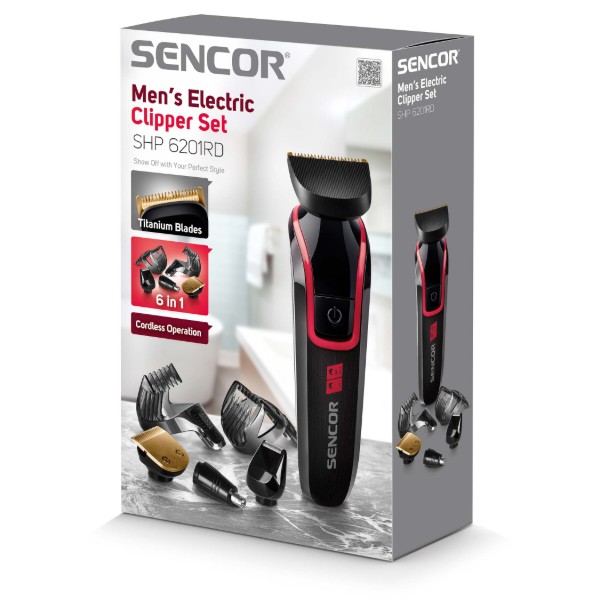Фото - Машинка для стрижки волос Sencor SHP 6201RD