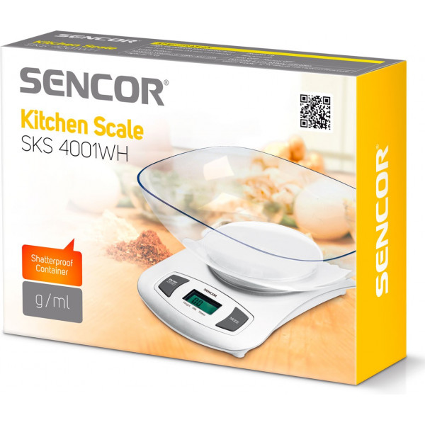 Фото - Весы кухонные Sencor SKS4001WH