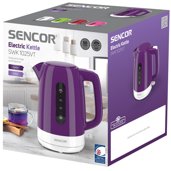 Фото - Уцінка - Електричний чайник Sencor SWK 1025VT