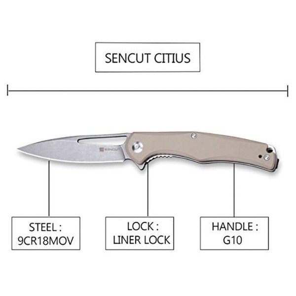 Фото - Нож туристический Sencut SA01B