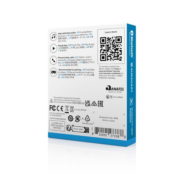 Фото - Адаптер сети Bluetooth USB Sennheiser BTD 700 (700434)
