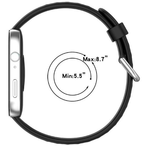 Фото - Ремінець для смарт-годинника BeCover for Huawei Watch Fit 3 / Fit 4 / Fit 4 Pro Black (714106)