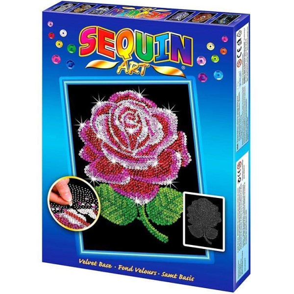 Фото - Набір для творчості з паєток Sequin Art Червона Роза Blue (SA1001)