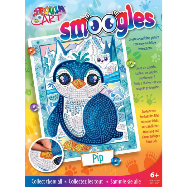 Фото - Набор для творчества из пайеток Sequin Art Smoogles Пингвин (SA1817)
