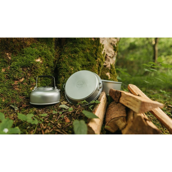 Фото - Набор посуды туристический Easy Camp Adventure Cook Set L Silver (580039)