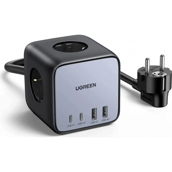 Фото - Мережевий зарядний пристрій UGREEN CD268 4xUSB 65W DigiNest Cube (60113)