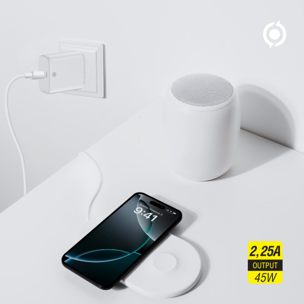 Фото - Мережевий зарядний пристрій Piko TC-PD451 1USB-Cx3A 45W White (1283126597770)