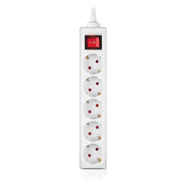 Фото - Сетевой фильтр REAL-EL RS-Protect M, 3m, белый