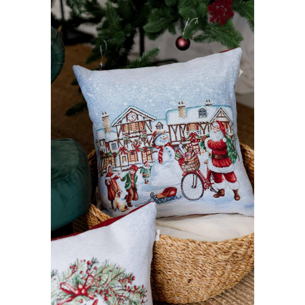 Фото - Подушка декоративна Прованс новорічна Carousel Святкування 45х45 см (041952)
