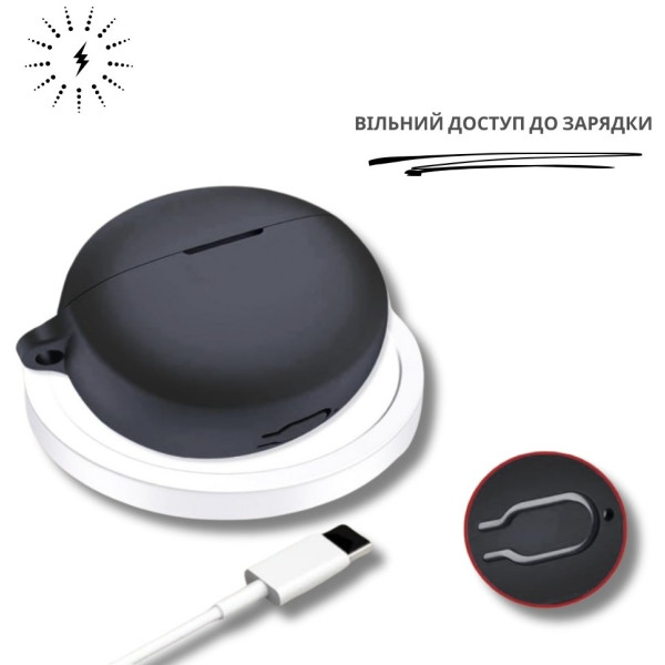 Фото - Чохол для навушників BeCover Silicon for OnePlus Buds 4 Black (714834)