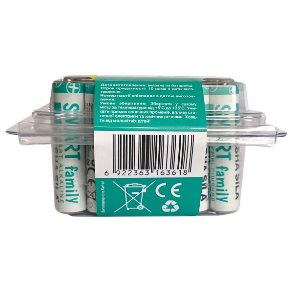 Фото - Батарейка тип AAA Наша Сила SMART AAA (LR03) 24 в боксі (6922363163618)