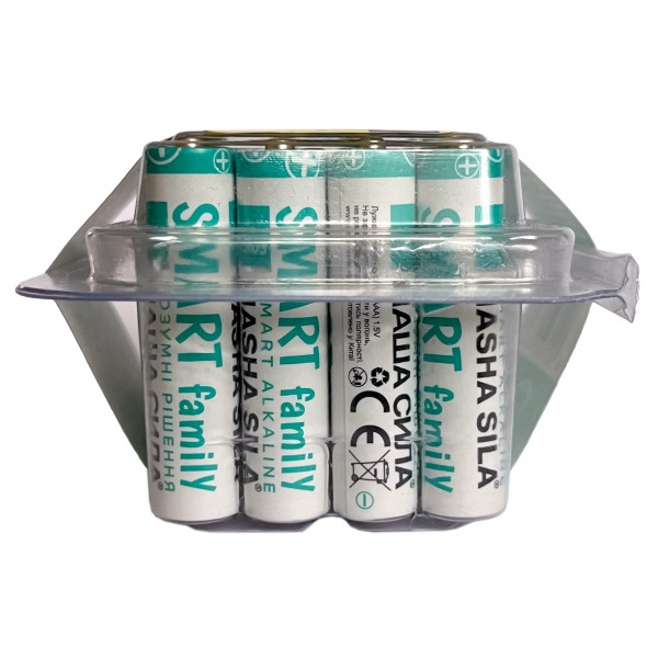 Фото - Батарейка тип AAA Наша Сила SMART AAA (LR03) 24 в боксі (6922363163618)