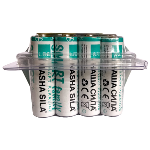 Фото - Батарейка тип AA Наша Сила SMART AA (LR6) 24 в боксі (6922363163601)