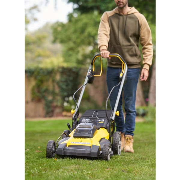 Фото - Газонокосилка аккумуляторная Stanley FatMax SFMCMWS251M