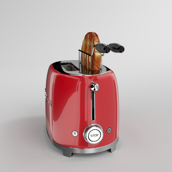 Фото - Тостер Smeg TSF01RDEU