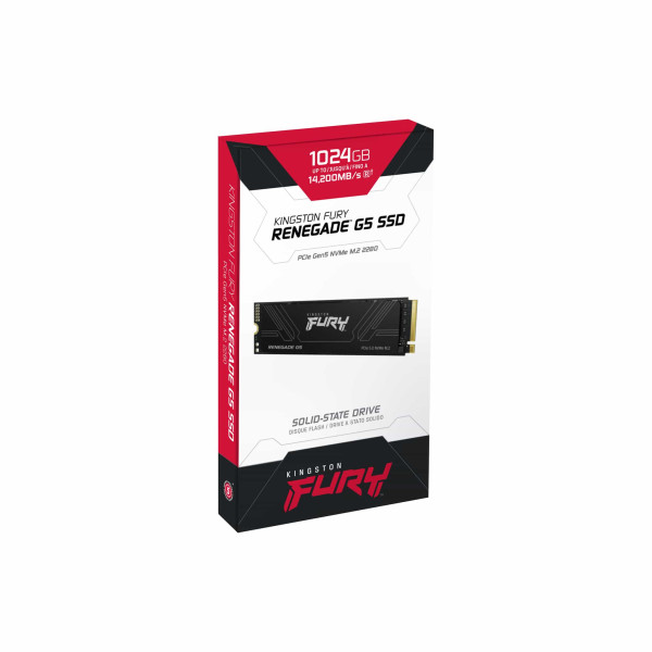 Фото - SSD-накопичувач внутрішній Kingston FURY Renegade G5 SSD 1024GB M.2 2280 PCIe Gen 5.0 x4 NVMe  (SFYR2S/1T0)