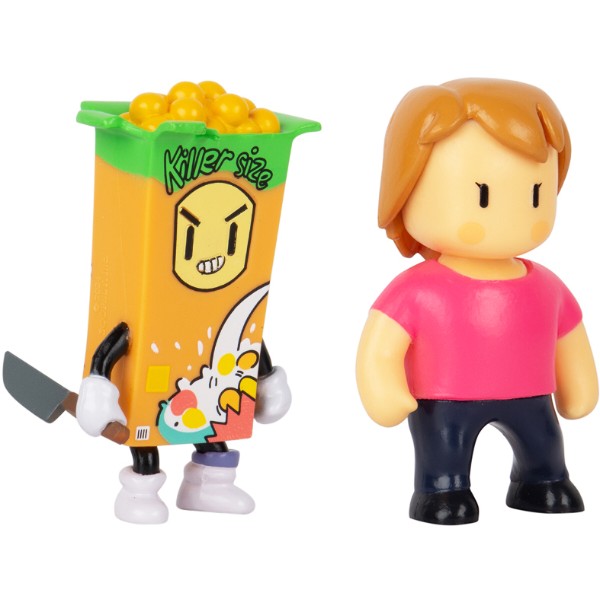 Фото - Коллекционная фигурка STUMBLE GUYS МИСС СТАМБЛ И КИЛЛЕР 2 фигурки (SG2015-2)