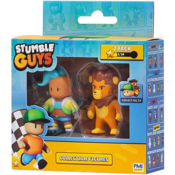 Фото - Коллекционная фигурка STUMBLE GUYS ВЕЛОЦИТ И ЛЕОНИДАС 2 фигурки (SG2015-5)