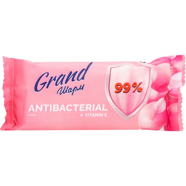 Фото - Твердое мыло Grand Шарм Maxi Antibacterial + Vitamin E 100 г (4820195506066)