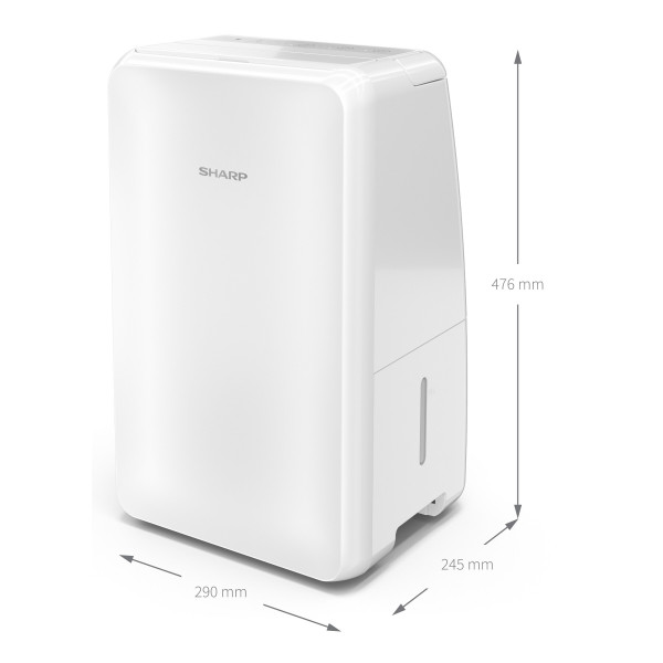 Фото - Осушувач повітря Sharp UD-T104AP-W