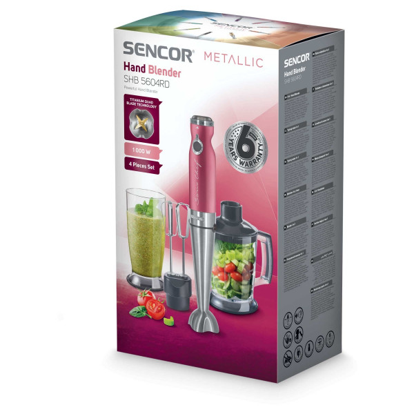 Фото - Блендер погружной Sencor SHB5604RD