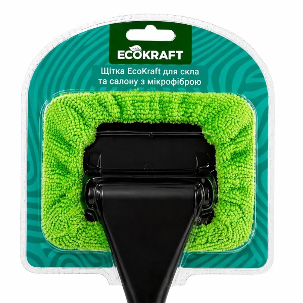 Фото - Щітка для автомобіля Ecokraft EcoKraft з мікрофіброю, зелена (ZH678)