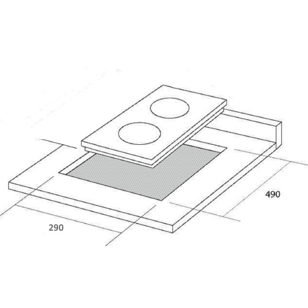 Фото - Варильна поверхня Domino Borgio IC 302 SL Black