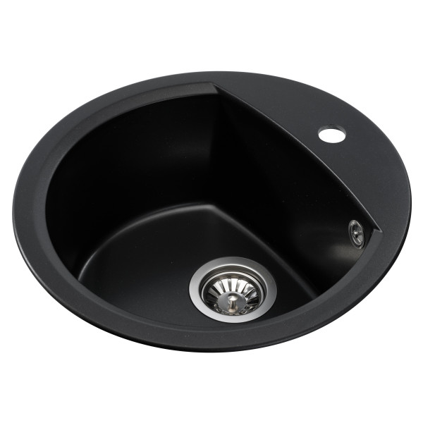 Фото - Уцінка - Мийка кухонна GRANADO RONDA black shine