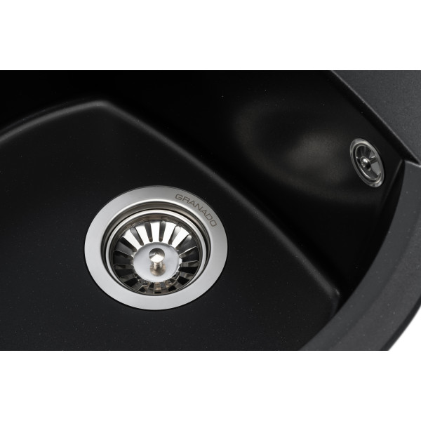 Фото - Уцінка - Мийка кухонна GRANADO RONDA black shine