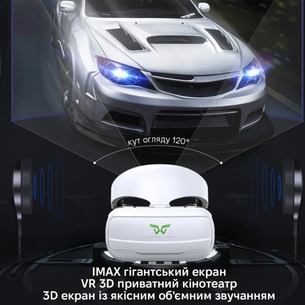 Фото - Очки виртуальной реальности Shinecon SC-G02EF +Джойстик B01SC